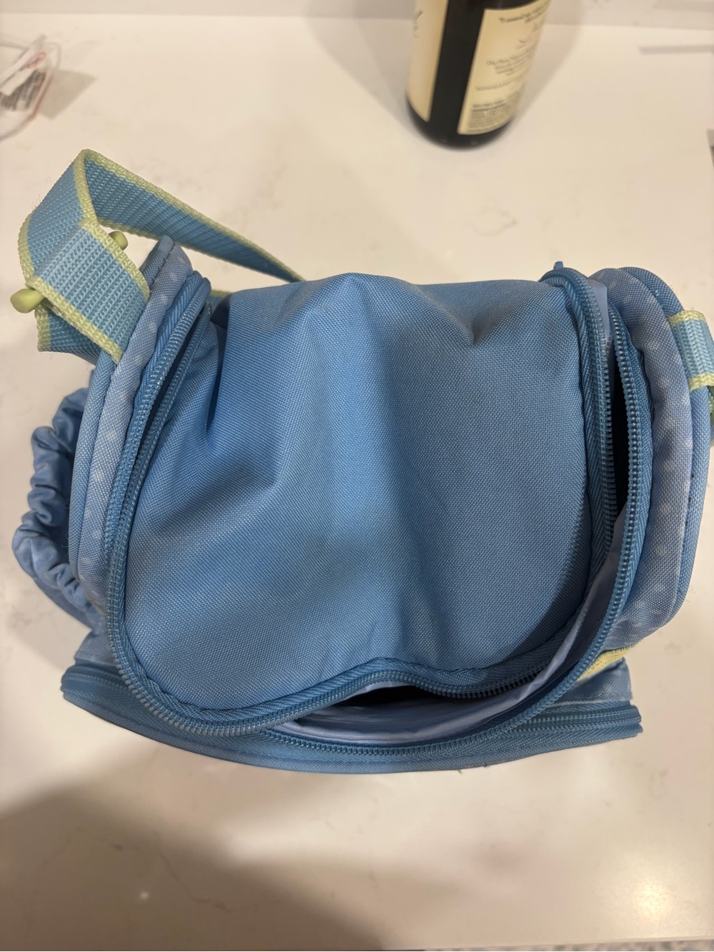 Rare Vintage Disney Winnie the Pooh Blue Diaper/lunch bag - Picture 4 of 6
